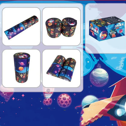 Kids Magic Cubes Games Puzzles Toys Adults Decompression Toy Change Geometric Shapes Table Game Antistress Gifts For Children