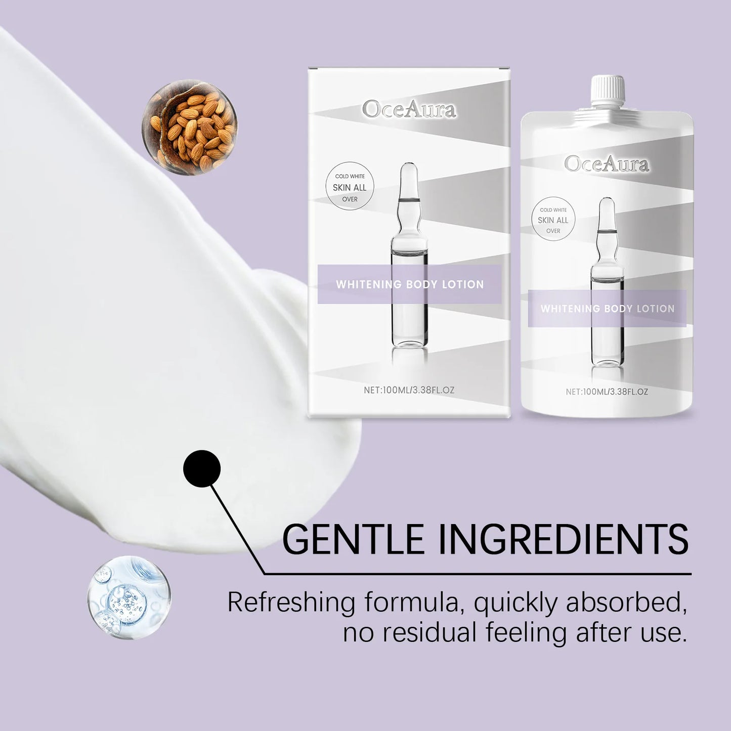 OCEAURA Whitening Moisturizing Chicken Skin Body Lotion Niacinamide Whitening Moisturizing Brightening Skin Lotion