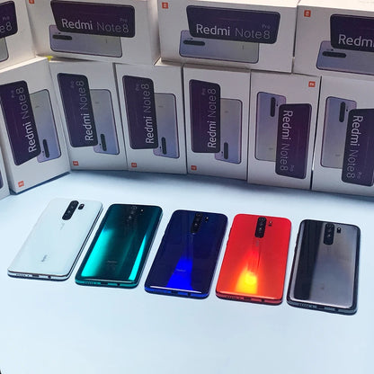 4G Smartphone Xiaomi Redmi Note 8 Pro 6GB 64GB/128GB Android Cell Phones Mobil Phone Dual SIM Cellphone Global ROM