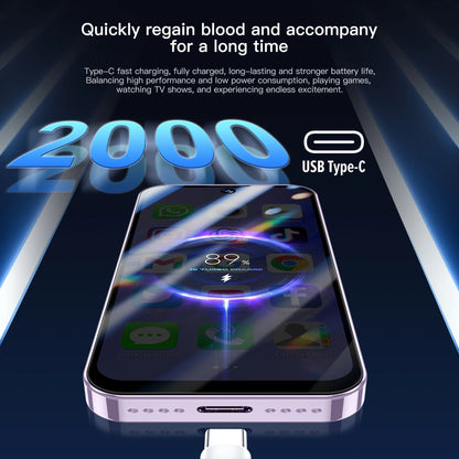 2025 NEW mini Android Smartphone 3.88" HD Display,4G LTE/3G WCDMA,4GB+128GB/2GB+16GB,2000mAh Battery Small Mobile Phone Unlocked