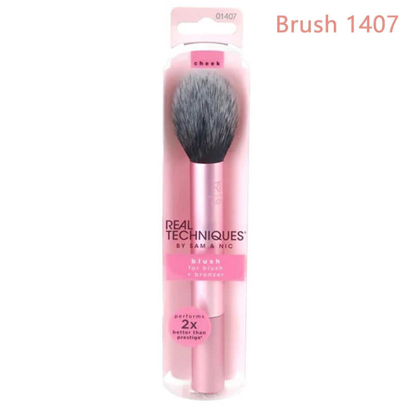 Real Techniques makeup brushes set for cosmetic foundation powder blush eyeshadow kabuki blending make up brush beauty tool 1415