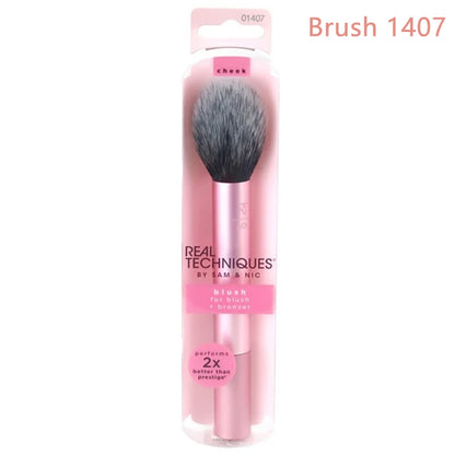 Real Techniques makeup brushes set for cosmetic foundation powder blush eyeshadow kabuki blending make up brush beauty tool 1415