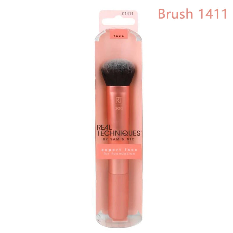 Real Techniques makeup brushes set for cosmetic foundation powder blush eyeshadow kabuki blending make up brush beauty tool 1415