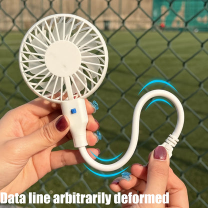 2025 USB Handheld Fan Silent Cooling Power Bank Portable Wireless Mini Play USB Plug Fans With Switch Summer Outdoors and Travel