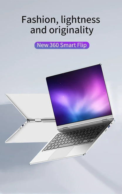 11.6-Inch 2-in-1 Touchscreen Laptop - Intel Windows 11 Pro 8GB DDR4 RAM SSD Portable Study Computer