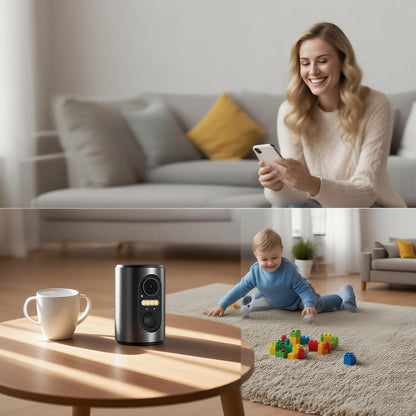 M2 Mini Camera Wifi With Battery Standby Indoor PIR Detection Wireless Wide Lens Two way audio Home Video Security IP HD Camera