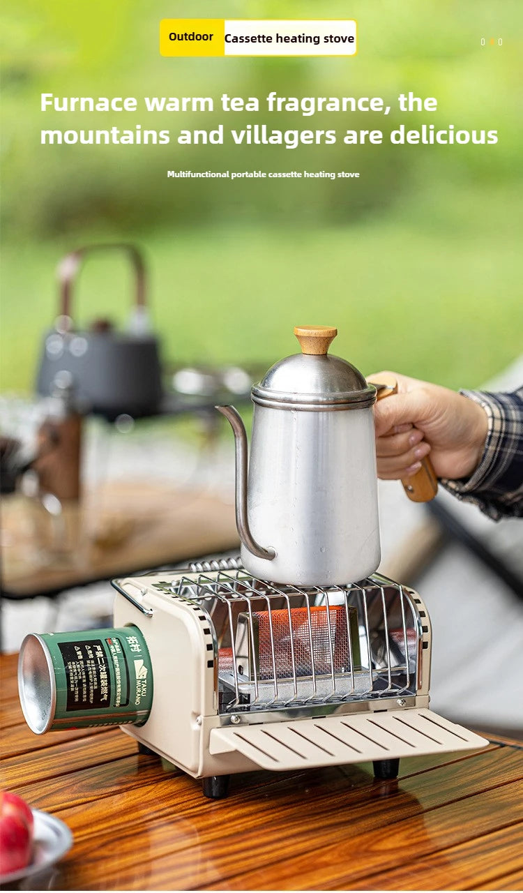 Outdoor Mini Heating Stove Camping Gas Stove Fishing Camping Heater Outdoor Portable Car 2024 Winter Camping Outdoor Supplies