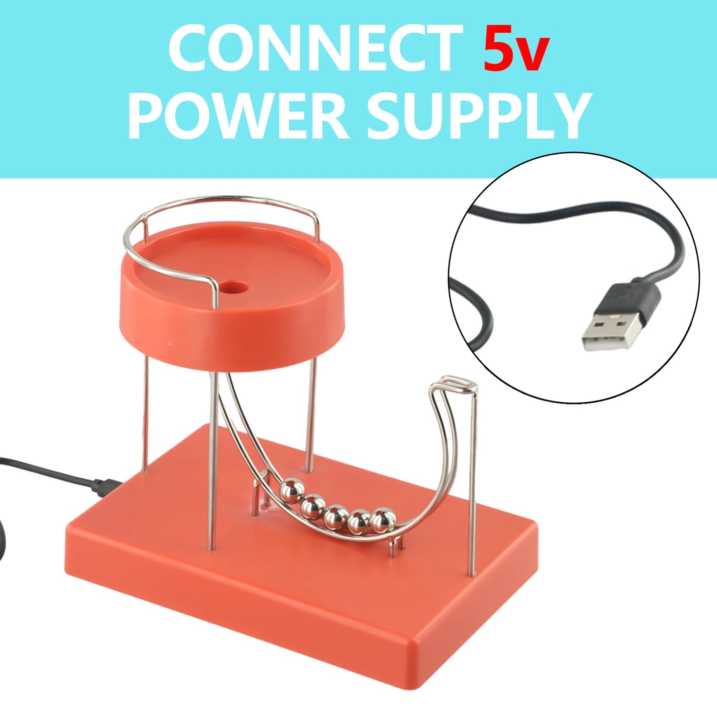 Art Perpetual Motion Machine Plastic Art Motion Inertial Automatic Creative Infinite Jumping Table Toy Home Table Decoration