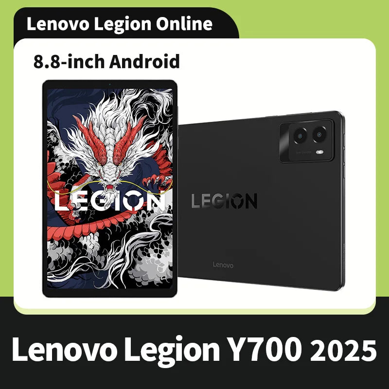 CN ROM 2025 Lenovo tablet LEGION Y700 3rd Snapdragon 8 Gen 3 8.8-inch LCD Screen 2.5K 6550mAh 2560*1600 165Hz 68W Fast Charging