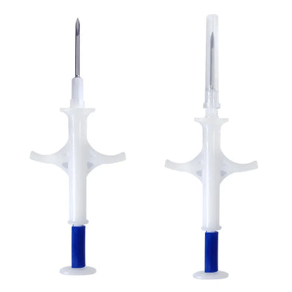 100pcs/Pack Pet EM4305 Microchip 134.2KHz FDX-B Animal ID Chip Animal Microchip Syringe International Standard