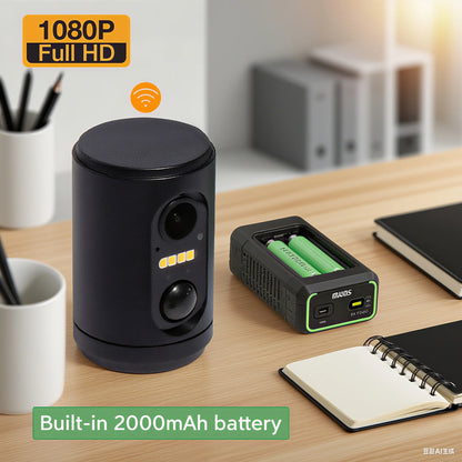 M2 Mini Camera Wifi With Battery Standby Indoor PIR Detection Wireless Wide Lens Two way audio Home Video Security IP HD Camera