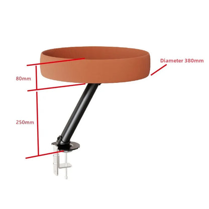 Soft Round Desktop Cat Bed Adjustable Height Comfortable Indoor Pet Nest for Kitten Office Desk Cat Climbing Frame