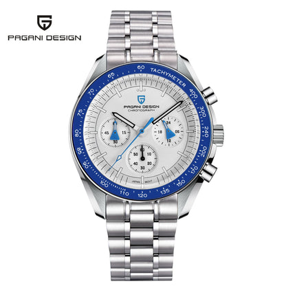 PAGANI DESIGN 2025 New Tribute to CK2998 Moon Watch Men Luxury Quartz Watches For Men AR Sapphire crystal Sport Chronograph Man