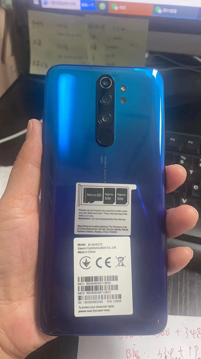 4G Smartphone Xiaomi Redmi Note 8 Pro 6GB 64GB/128GB Android Cell Phones Mobil Phone Dual SIM Cellphone Global ROM
