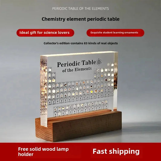 Elements Period Table Embedded Samples Graduation Gifts Exhibition Acrylic Desktop Ornaments Small Decorative Pieces