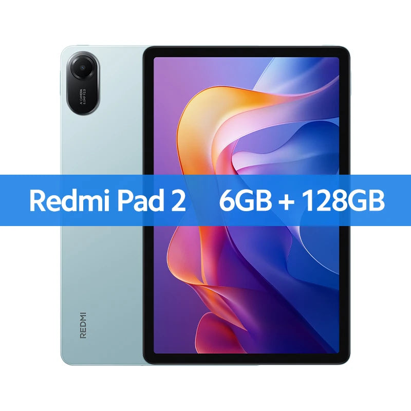 Xiaomi Redmi Pad 2 Tablet - 2.5K Display Helio G100-Ultra 11" 18W Fast Charging 9000mAh Battery