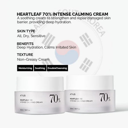 Korean Anua Heartleaf Acne Rice 70 Glowing Milky Toner 77 Lotion Whitening Cream Serum Faciales Originales Skincare Products set