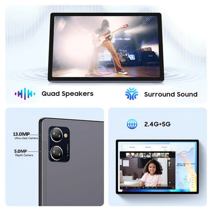 2025 Google 5G Pad 10.1" Tablet - 2K HD Display Octa Core 8GB RAM 512GB ROM Dual SIM WiFi Android 8000mAh