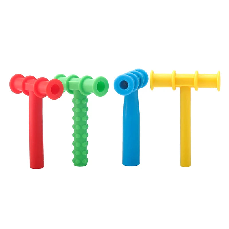 Kid Chewing Tube Speech Therapy Teeth Massager Children Talk Tools For Autism Sensory Speak Oral Muscle Rehabilitation Training