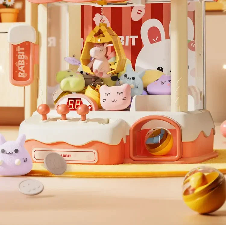 Automatic Mini Claw Machine Toys for Children Coin Operated Play Game Arcade Crane Doll Machines Kids Birthday Christmas Gifts