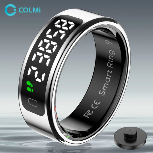 COLMI R12 Smart Ring - Wireless Charging Health Tracker for Men Women