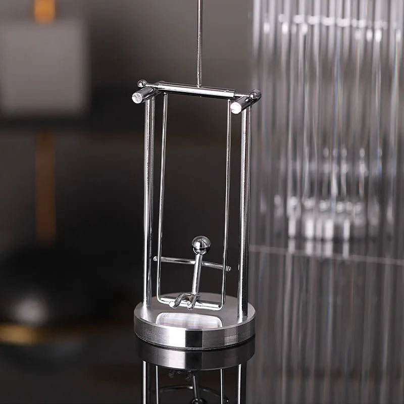 Steel Balance Physics Toy Kinetic Art Desktop Perpetual Motion Science Decor Gifts Fun Office Desk Toys And Gadgets For Adults