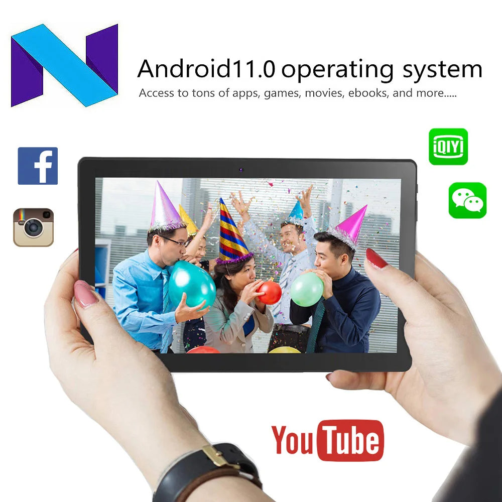 New Original Pad 10.1 Inch Tablet Pc Android Global Version Octa Core 4GB RAM 64GB ROM WiFi Dual SIM Phone Call Tablets 5000mAh