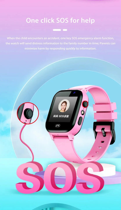 Xiaomi Kids Smart Watch 4G SOS GPS Location Sim Card Call Child SmartWatch Camera Waterproof Boys Girl Gift For Ios Android Hot