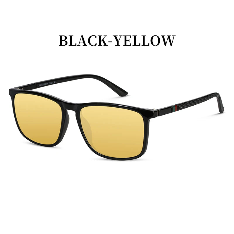 Fashion Men  Night Vision Glasses Women  Yellow Lens Anti-Glare Goggle Night Driving Sunglasses Eyewear  UV400