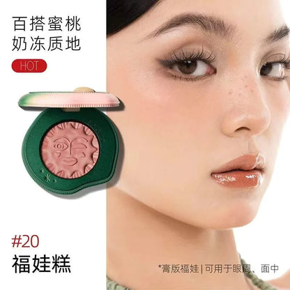 Girlcult Cute Makeup Korean Blush Contour And Highlighter Palette Matte Lasting Blusher Cream,Lightweight & Smooth Finish