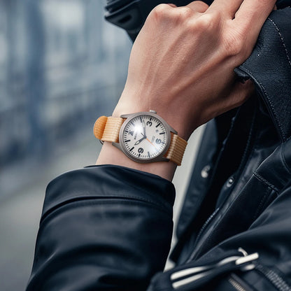 BERNY Pilot Titanium Automatic Watch for Men Sapphire AR Coated 10Bar Supper Luminous Men Wristwatch Sports Aviation Men Watches