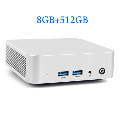 SZBOX W6 Mini PC Intel N3700 Windows 10 SO-DIMM RAM 8GB 128GB SSD RJ45 1000M LAN M.2 SATA3*2 Office Desktop Gaming Computer