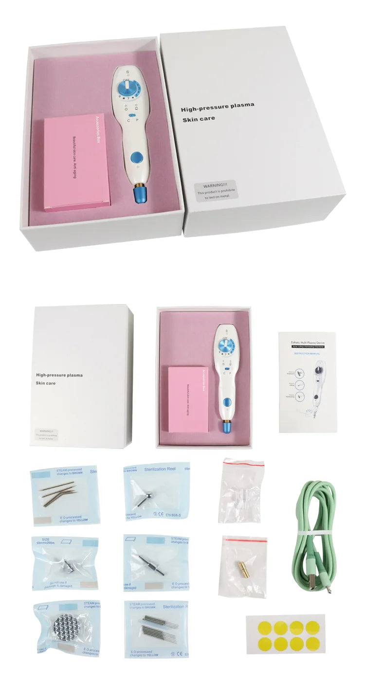 Plasma Pen Cold Skin Tag Wart Remover Dark Spot Fibroblast Therapy Eye Lift Skin Tightening Beauty Device