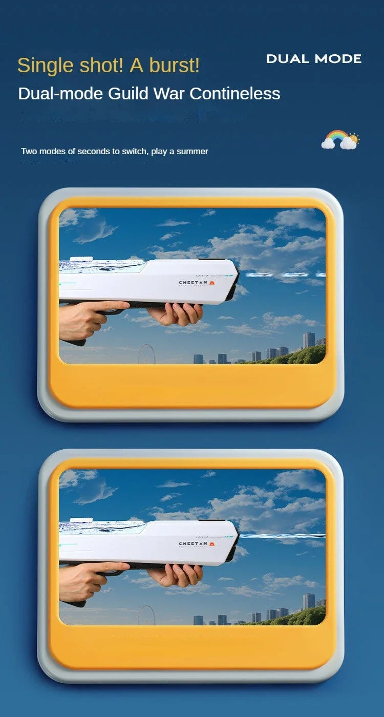 Automatically Water High Pressure Electric Water Gun Toys for Kids Summer Outdoor Pool Fight Games Children Water Toys Gift