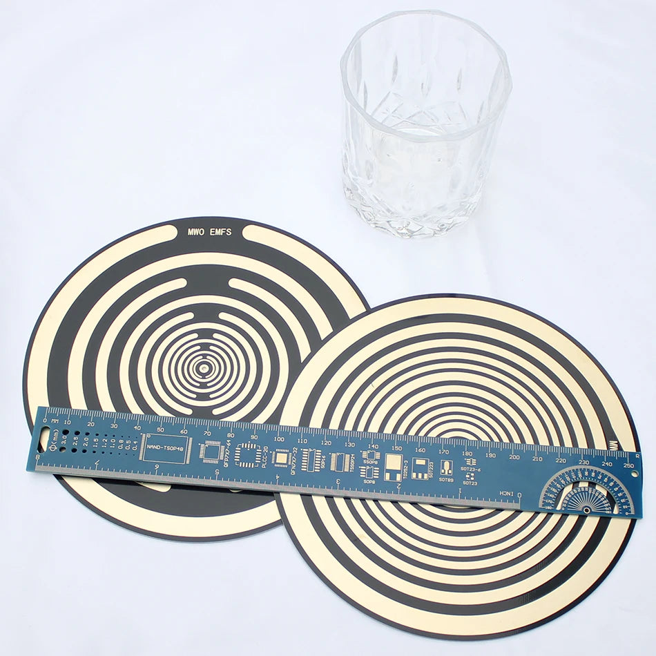 2PCS 16CM Lakhovsky's Multi Wave Oscillator MWO Ornaments Provide the Energy Polarizing Disc On Our Desk or Wall Gift