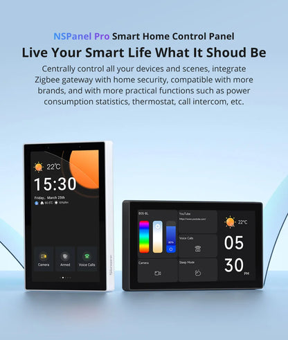 SONOFF NSPanel Pro 120/86 Type WIiFi Smart Home Control Panel Zigbee Gateway Matter Hub DIY Sence Support Sonoff All Devices