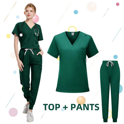 Nurse's Dress Separate Set Women's Oral Dental Surgery Cosmetic Plastic Surgery Hospital Doctor's Uniform Nurse Uniform