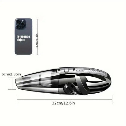 Portable Wireless Vacuum Cleaner Powerful Suction Rechargeable Handheld Vacuum Cleaner Quick Charge for Car Home Pet Hair