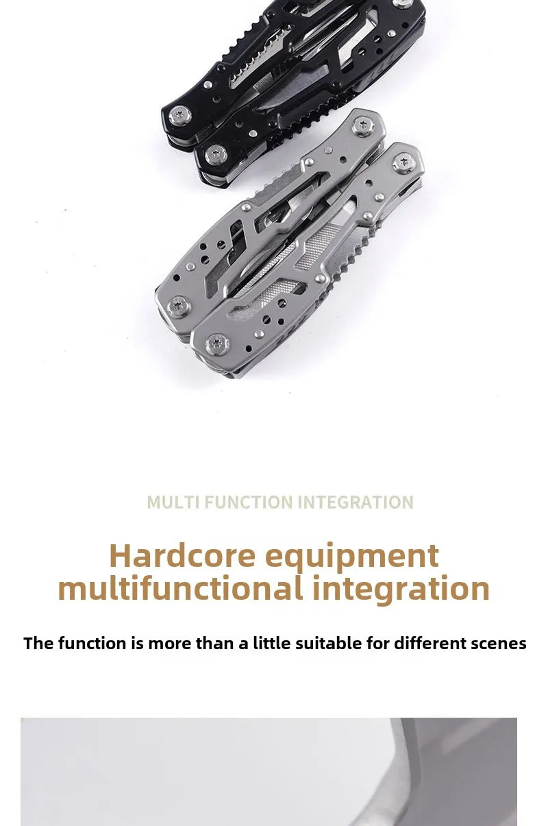 Folding Multi-tool Pocket Knife Pliers Mini Portable Fold Outdoor Hunting Survival Rescue Tactical Multipurpose Repair Tool