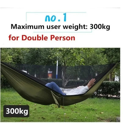 Camping Hammock with Mosquito Net Sleeping Tent Hammock Suitable Camping Hammock Outdoor Furniture for Garden