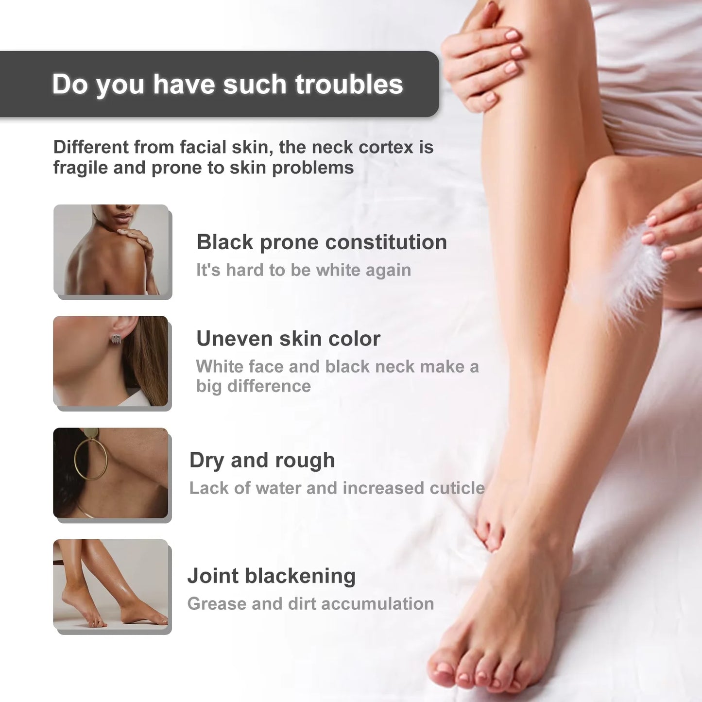 Whitening Cream Private Parts Underarm Bleaching Serum Whiten Butt Knee Brighten Inner Thigh Intimate Parts Dark Remove Melanin