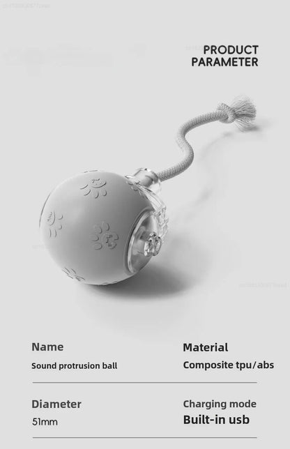 Xiaomi POPO Smart Automatic Cat Teasing Ball Indoor Pet Interactive Rolling Ball Electric Pet Ball Toy Simulated Tail For Cats