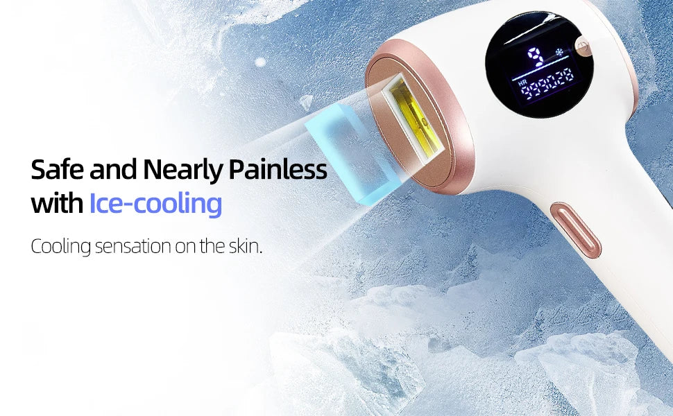 Home Use Ipl Machine Epilation Laser Ice Cooling Professional Portable Laser Hair Removal Machine