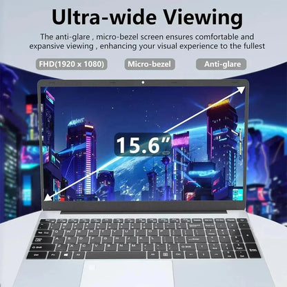 New Learning Office Laptop Intel Core i7 8500Y 15.6-inch 4K HD Screen Windows 11 Pro 16GB RAM 1TB SSD  Portable Slim Laptop