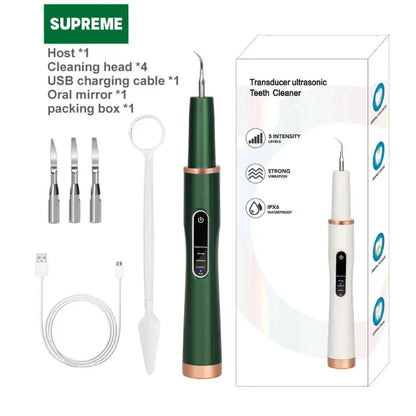 Dog Cat Grooming Smart Dental Ultrasonic Scaler Household Tooth Stone Remover Tooth CleanerTooth Oral Cleaning Tools