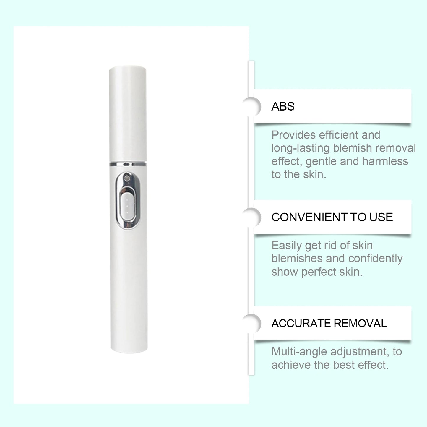 Face Beauty Laser Pen Improve Dark Spot Freckles Pigmentation Lighten Dull Skin Glowing Painless Facial Blemishes Removal Device