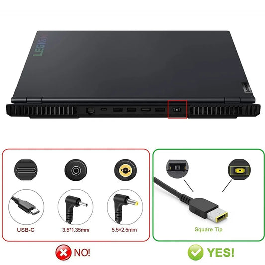 230W AC Charger for Lenovo Legion 5 5i 7 Pro Slim,Lenovo LOQ 15 16 Gaming Laptop,Thinkpad ADL230SDC3A Power Adapter Supply Cord