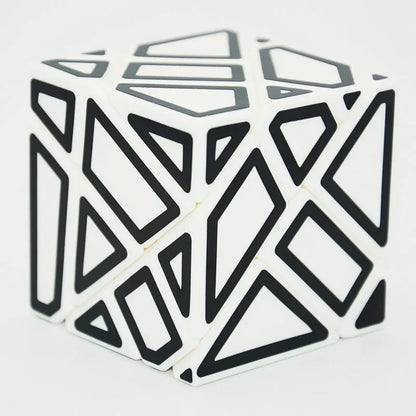 Lefun FangCun Ghost 6cm Cube Magico 3x3 Strange-shape Cube Magic Puzzle Hollow Sticker SpeedCube Educational Toys Ghost Cube