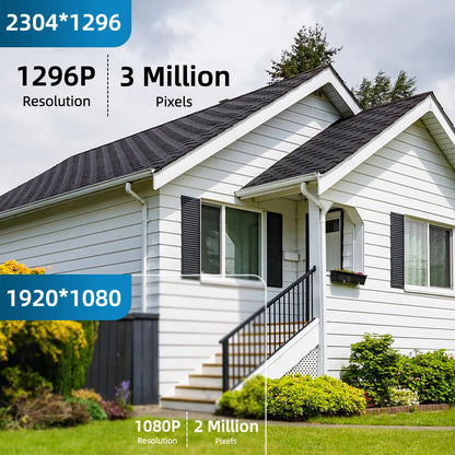 ICSEE 3MP HD Peephole WiFi Camera 170° Wide-angle Door Viewer Motion Detection Smart Home Security Wireless Cat-eye Auto Record