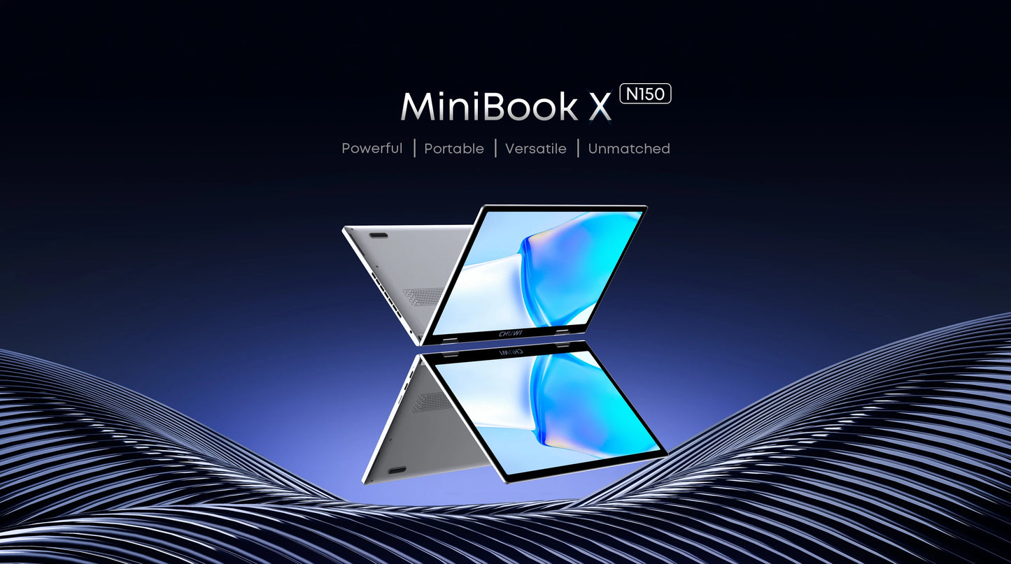 CHUWI MiniBook X N150 2-in-1 Laptop – 10.51" 360° Flip, 16GB RAM, 512GB SSD, WiFi 6